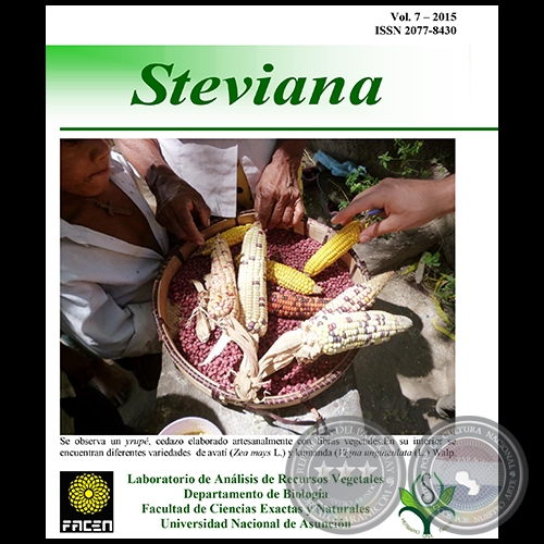 REVISTA STEVIANA - VOLUMEN 7 - AÑO 2015 - Publicación del Herbario FACEN